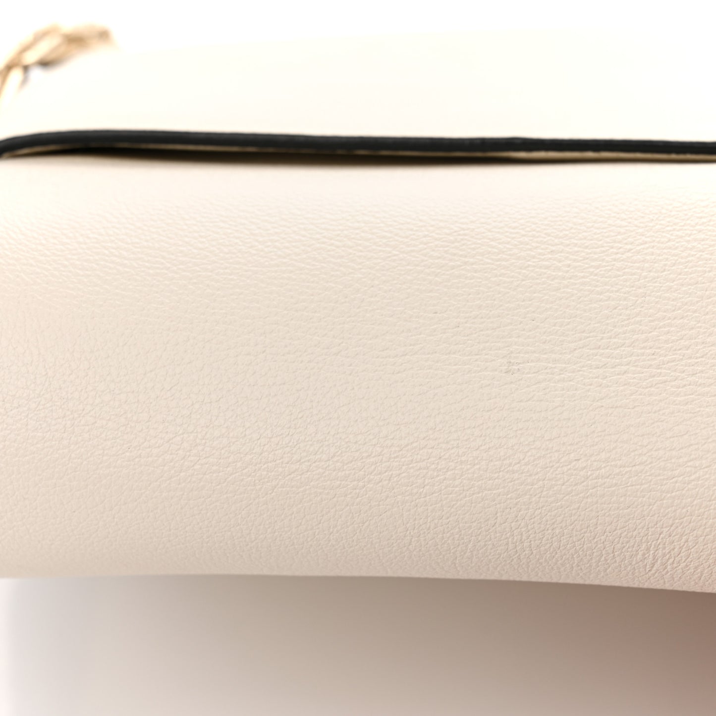 Calfskin Small Diorling White Black