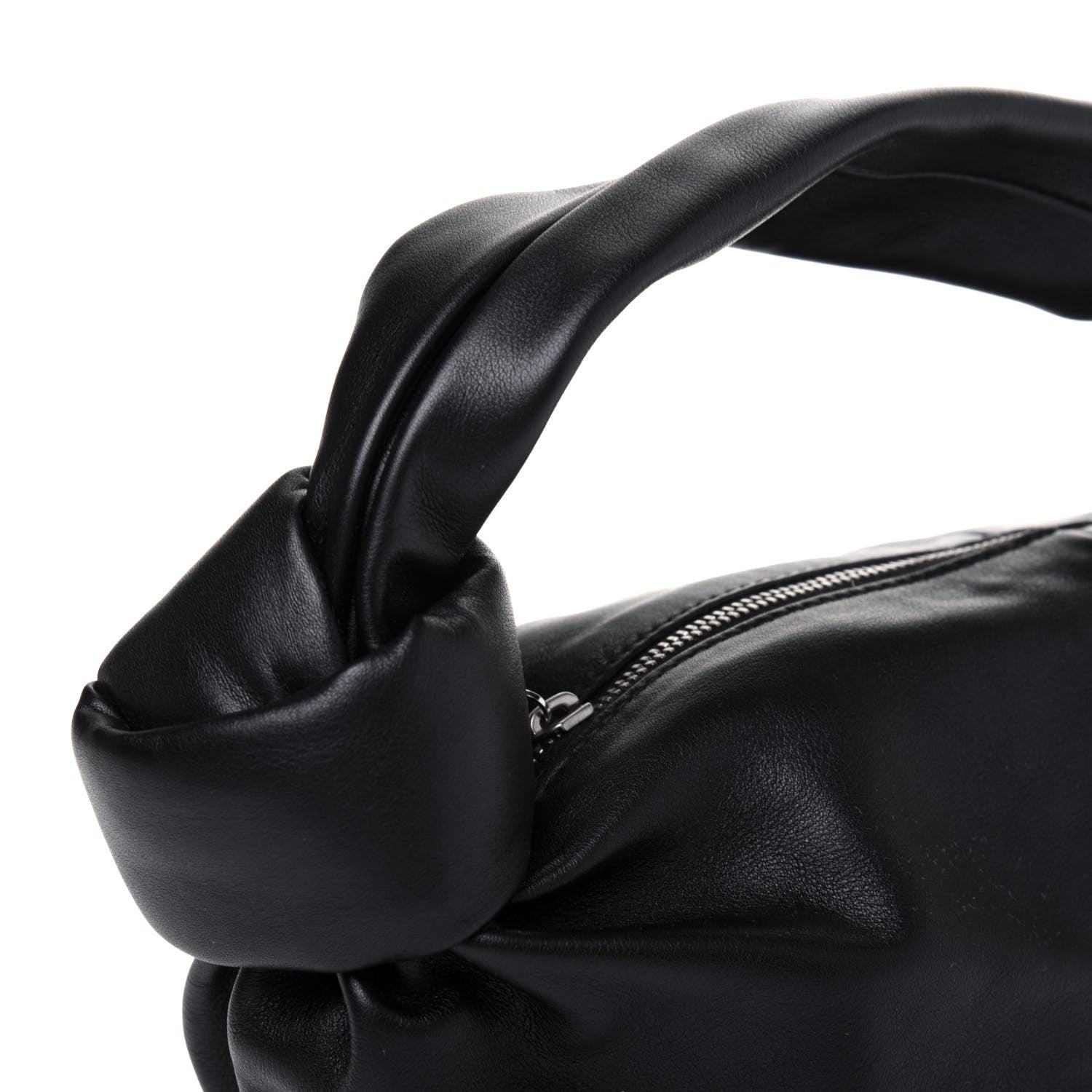 Bottega Veneta Calfskin Mini Double Knot Bag Black 9 of 11