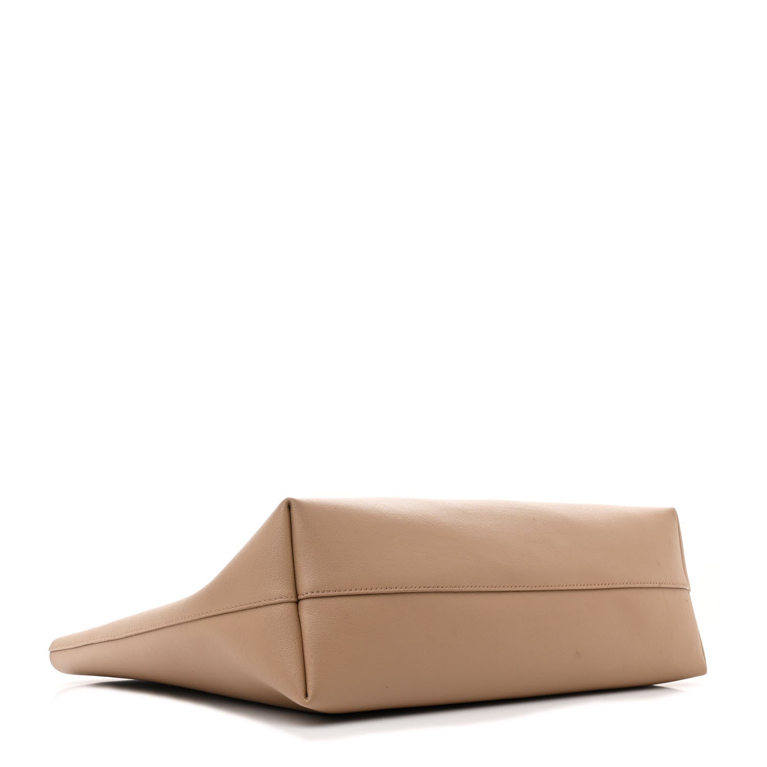 Saint Laurent Calfskin Large Shopping Tote Dark Beige 5 of 12