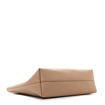 Saint Laurent Calfskin Large Shopping Tote Dark Beige 5 of 12
