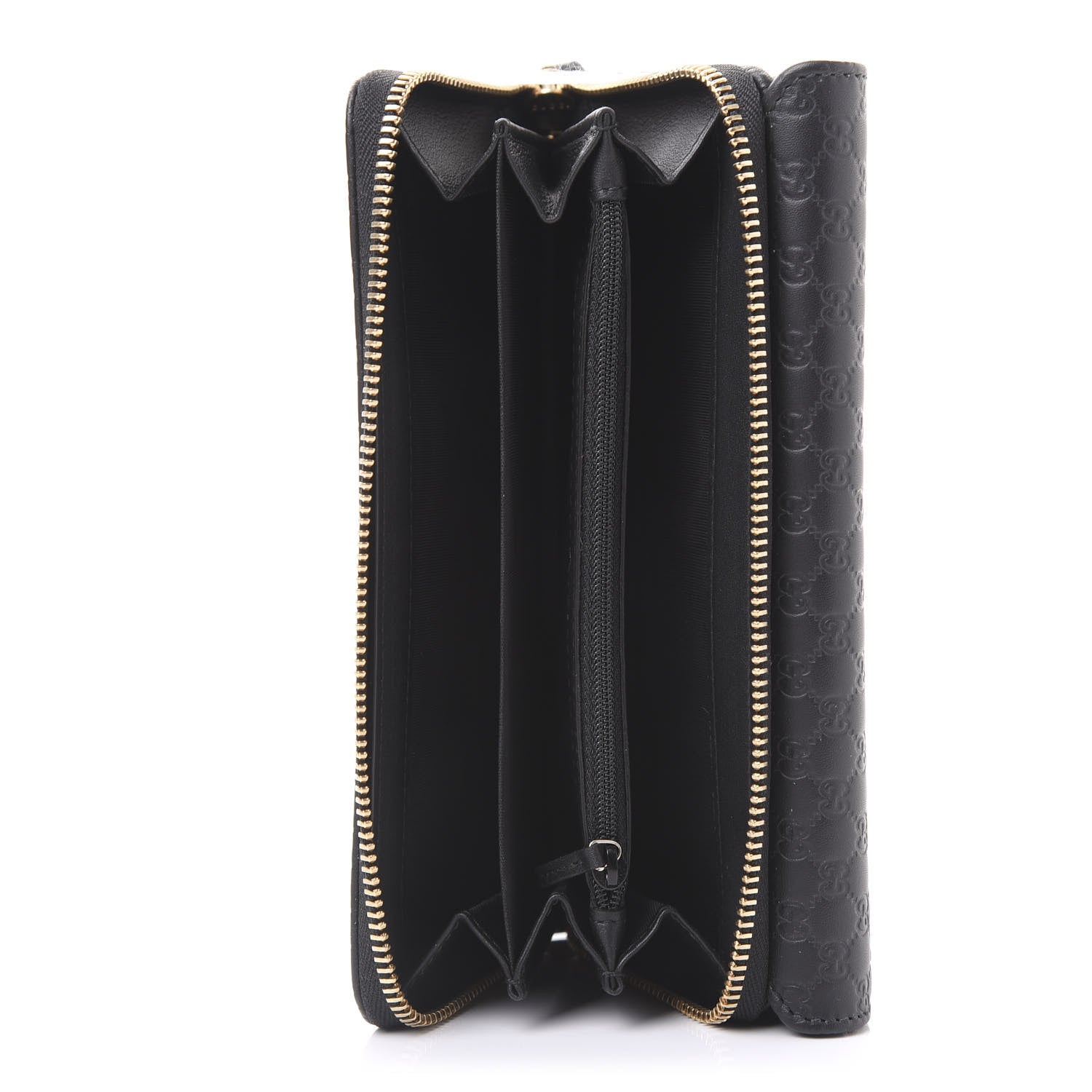 Gucci Soft Microguccissima Continental Zip Wallet Black 5 of 11