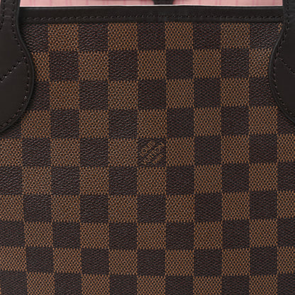 Louis Vuitton Damier Ebene Neo Neverfull MM Rose Ballerine 7 of 10