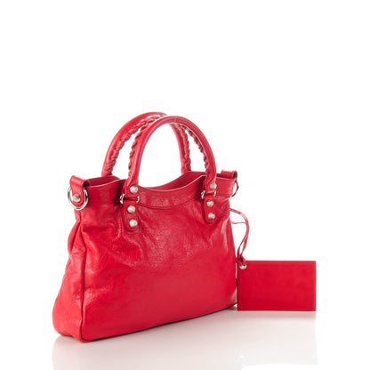Balenciaga Agneau Giant 12 Silver Hardware Town Rouge Coquelicot 3 of 7