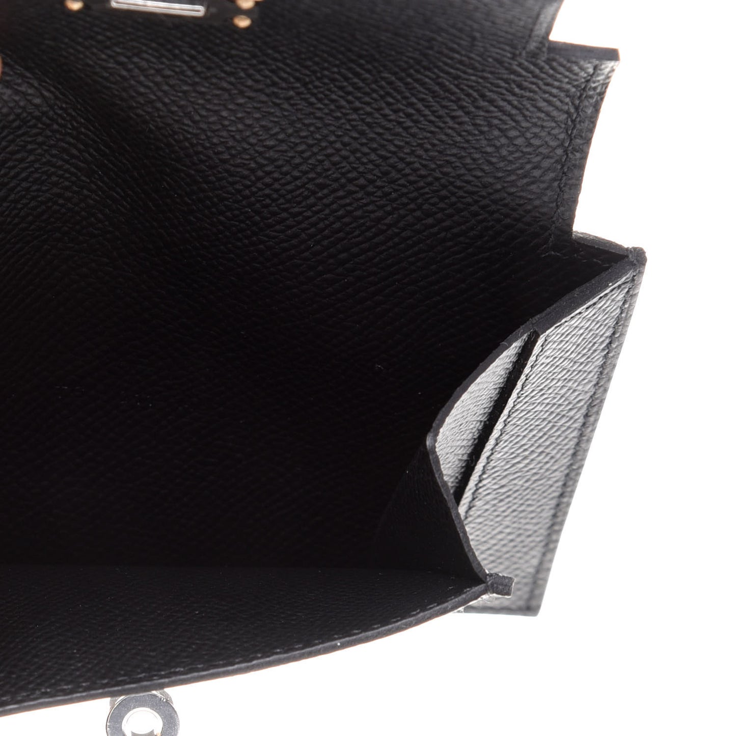 Epsom Kelly Pocket Compact Wallet Black