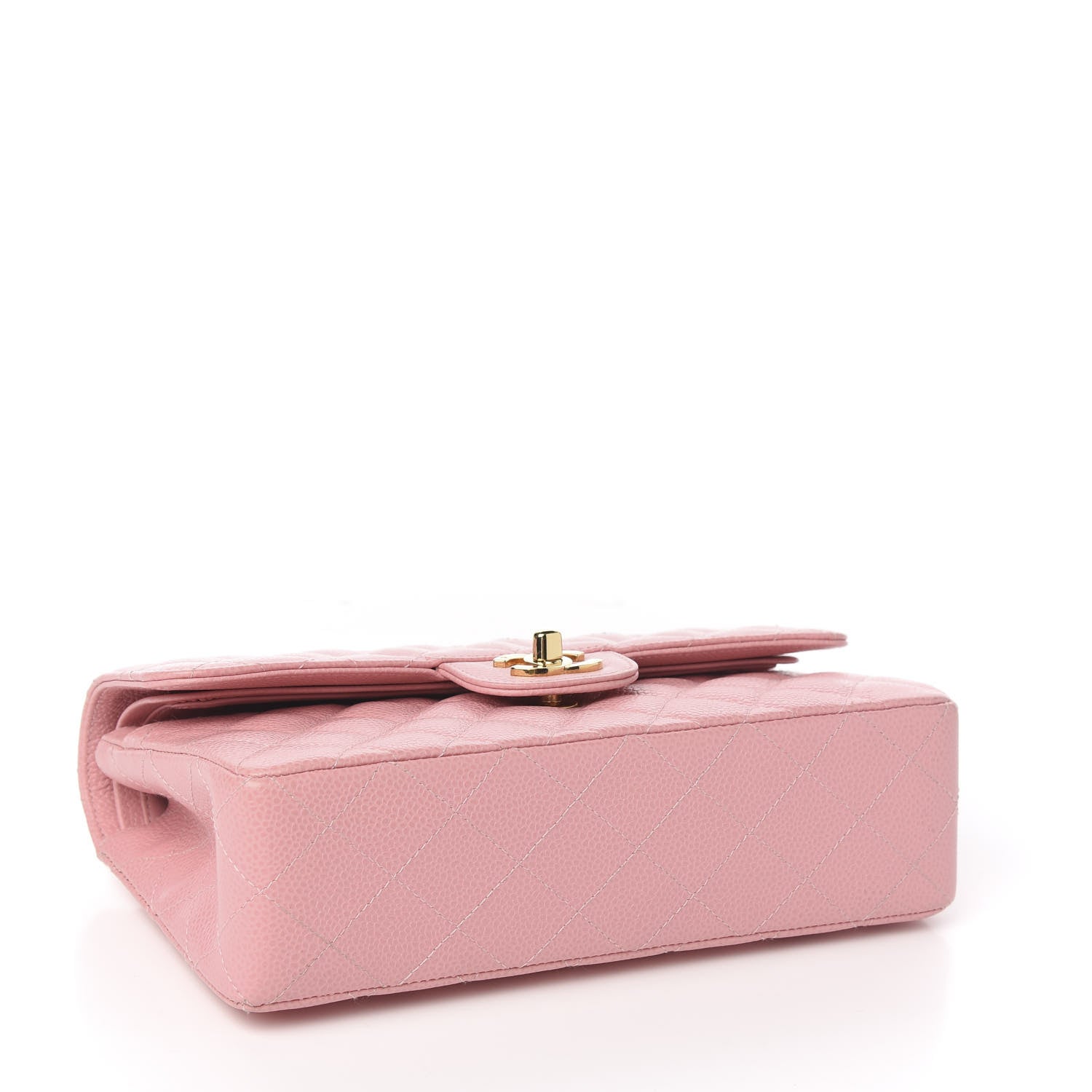 Chanel Caviar Quilted Small Double Flap Pink 3 of 9
