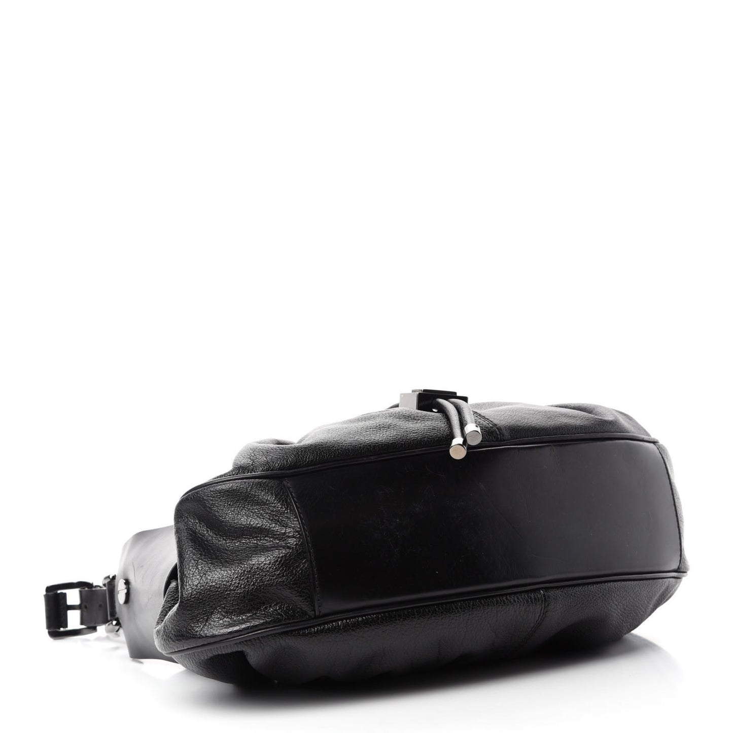 Calfskin Warrior Hobo Black