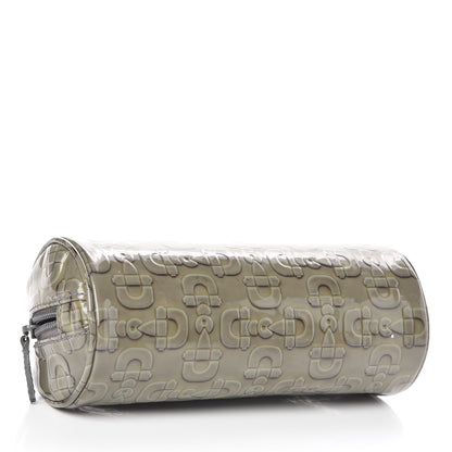 Gucci Patent Horsebit Embossed Small Cosmetic Case Green 4 of 10
