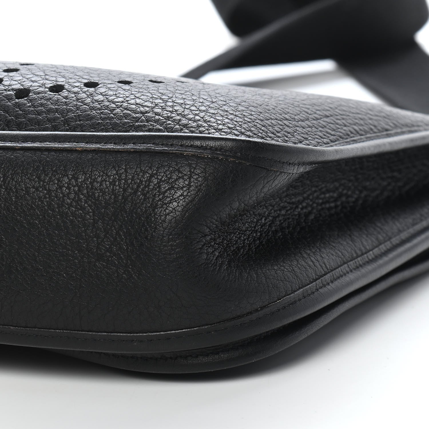 Hermes Taurillon Clemence Evelyne II Black 8 of 8