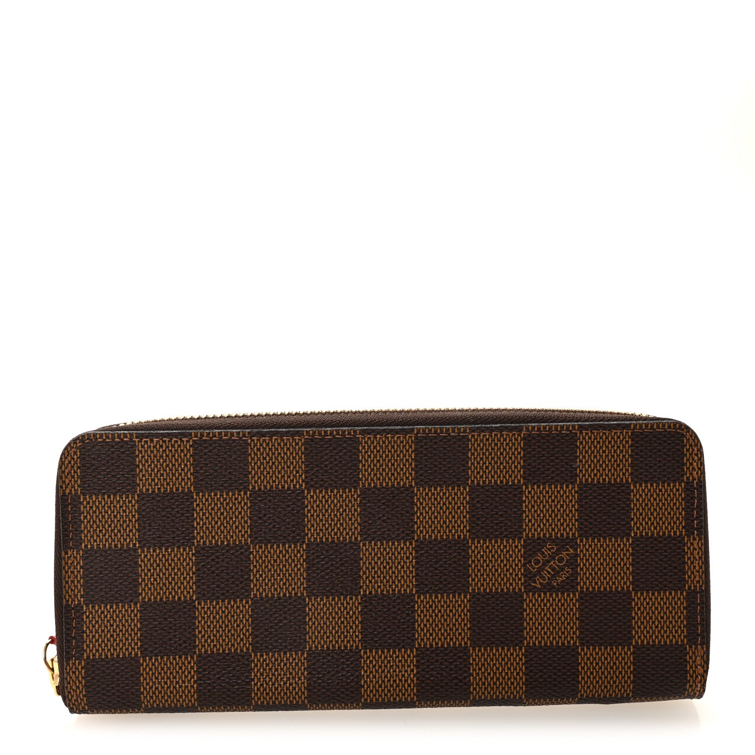 Louis Vuitton Damier Ebene Clemence Wallet Cherry 1 of 7