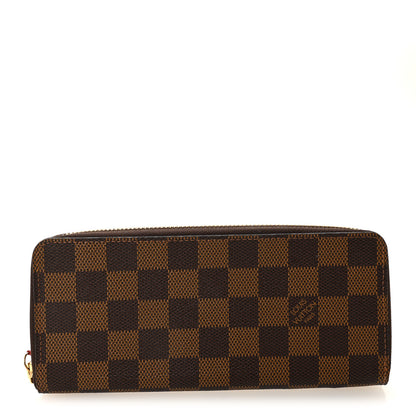 Louis Vuitton Damier Ebene Clemence Wallet Cherry 1 of 7