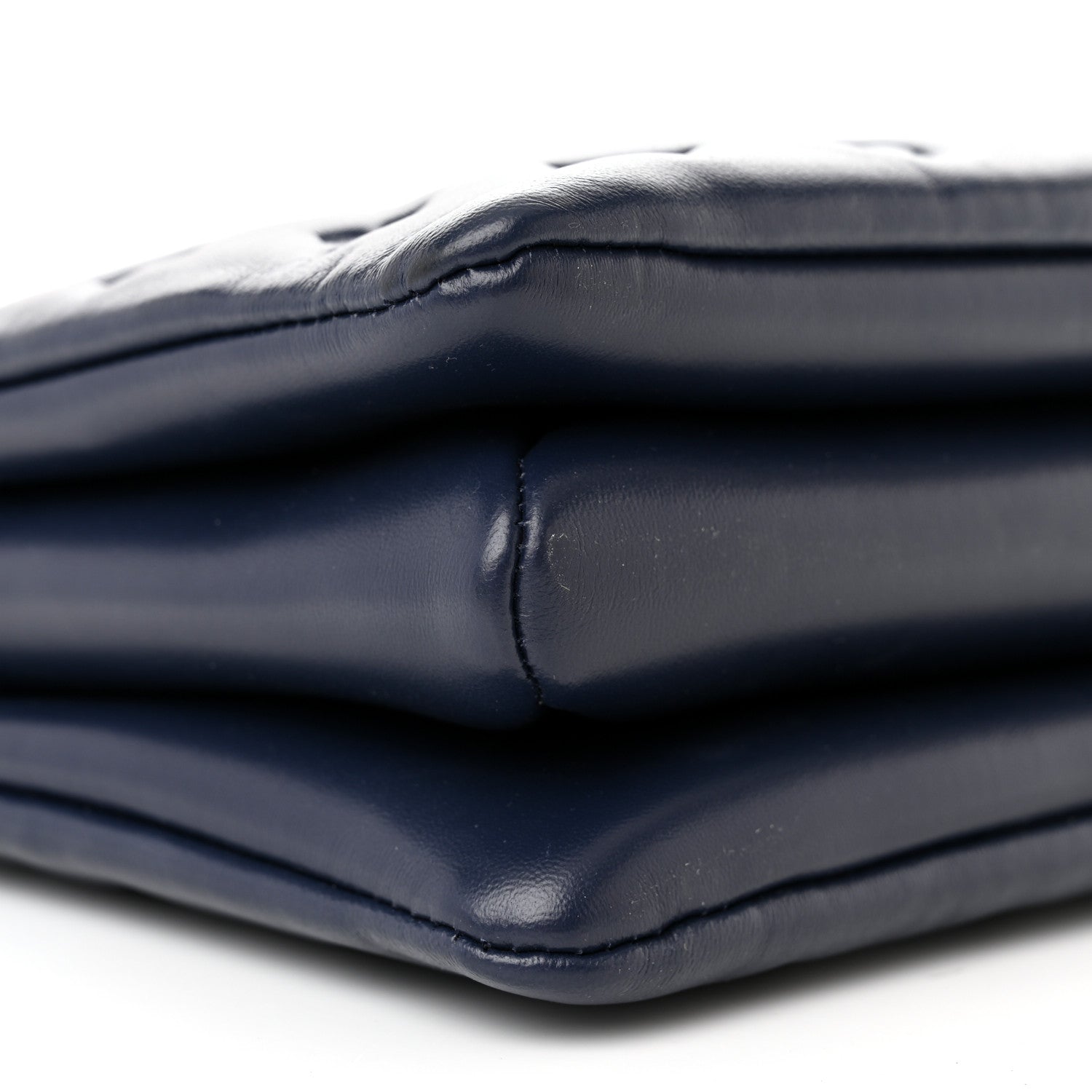 Louis Vuitton Lambskin Embossed Monogram Coussin PM Navy 8 of 9