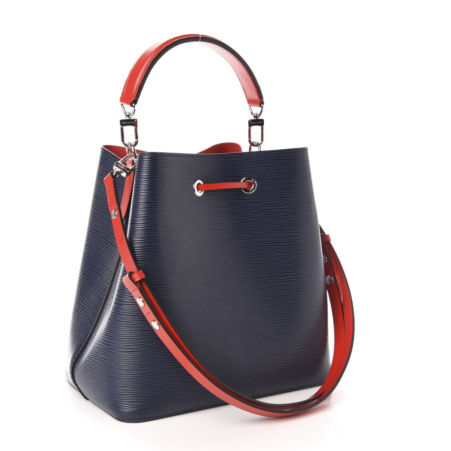 Louis Vuitton Epi Neonoe Indigo Coquelicot 4 of 12