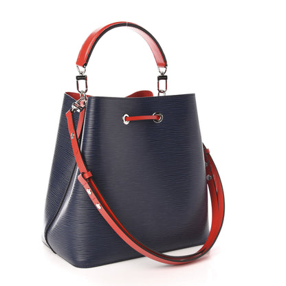 Louis Vuitton Epi Neonoe Indigo Coquelicot 4 of 12