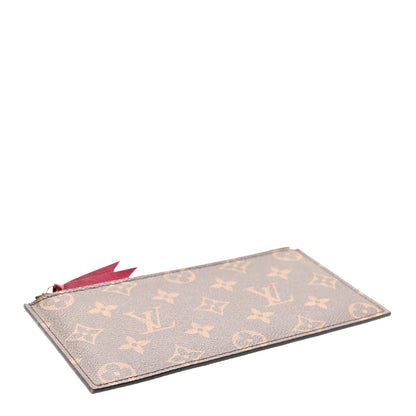Louis Vuitton Monogram Felicie Chain Wallet Zippered Insert Fuchsia 4 of 6