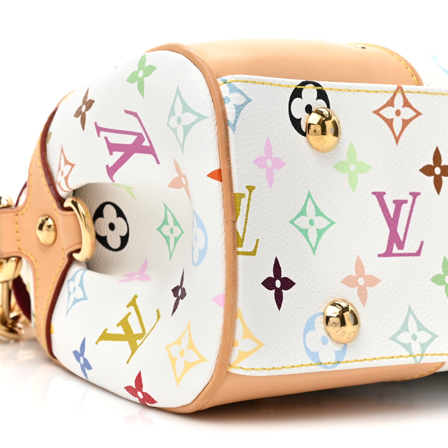 Louis Vuitton Monogram Multicolor Beverly MM White 8 of 12