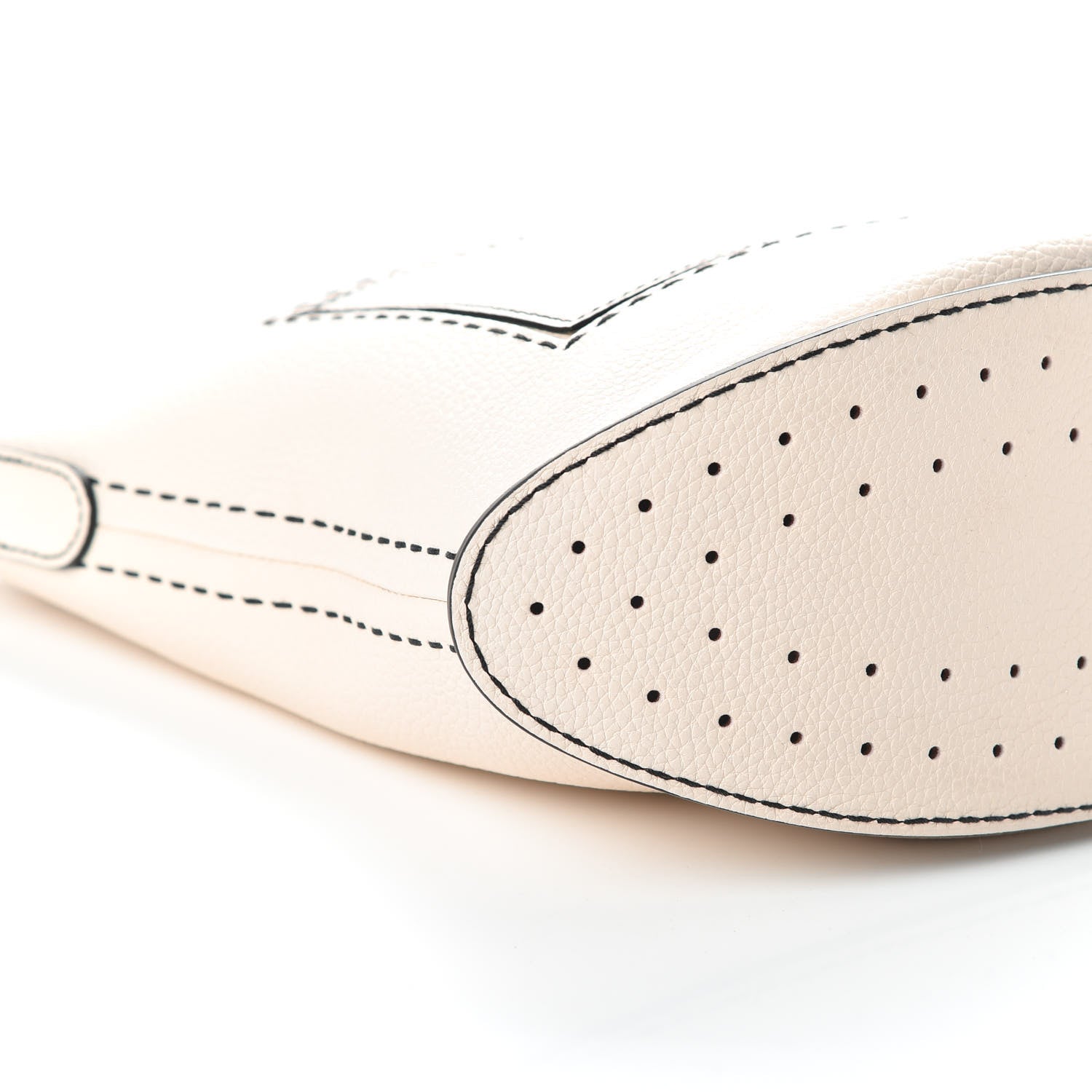 Delvaux Taurillon Pin Daily Surpique Bucket Ivory 7 of 9