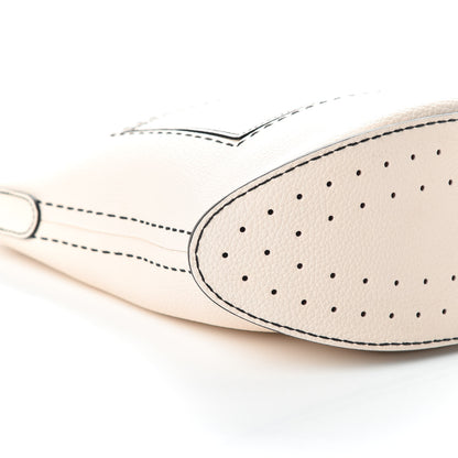 Delvaux Taurillon Pin Daily Surpique Bucket Ivory 7 of 9