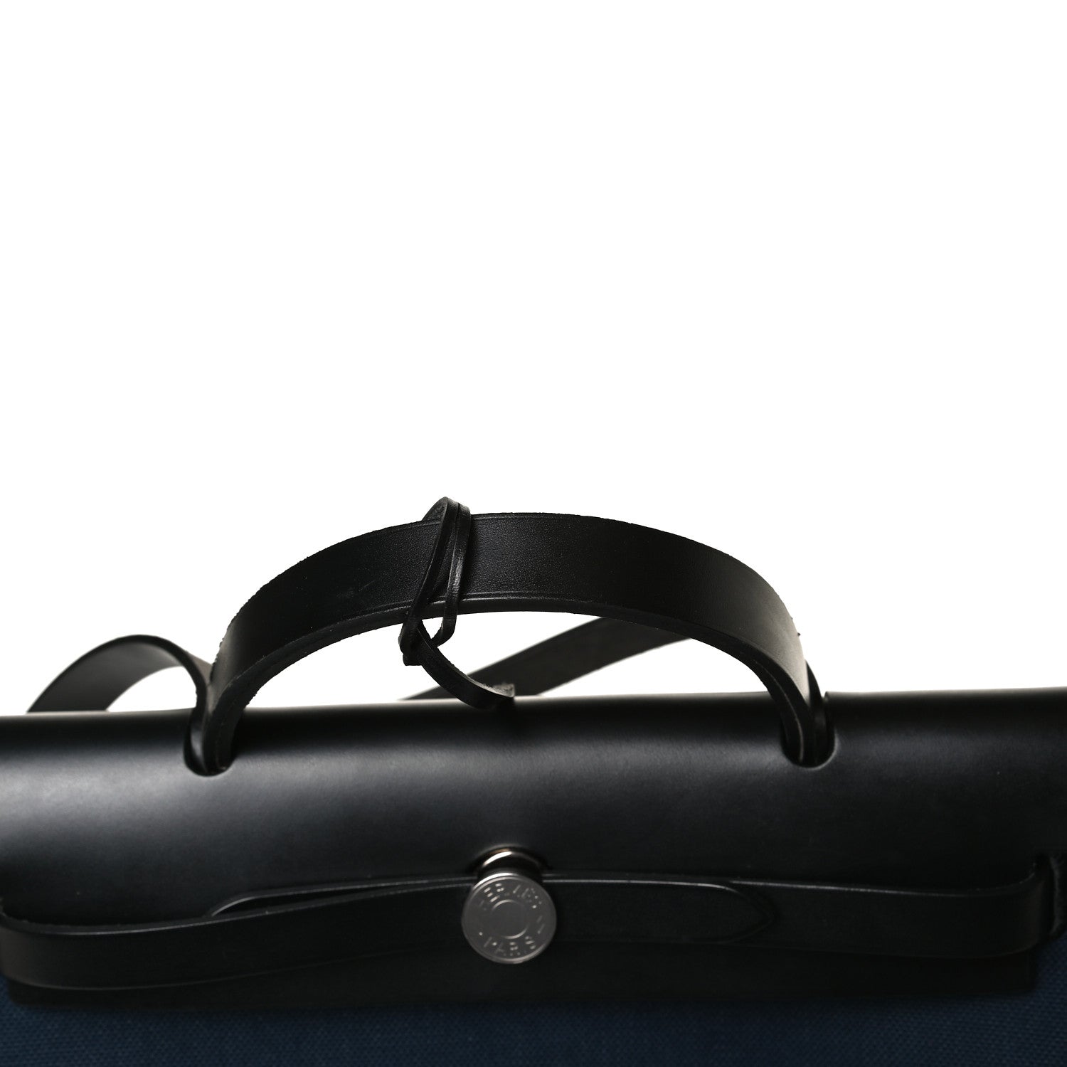 Hermes Toile Vache Hunter Herbag Zip PM 31 Bleu Marine Black 20 of 21