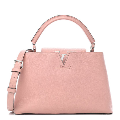 Louis Vuitton Taurillon Capucines PM Magnolia 1 of 4