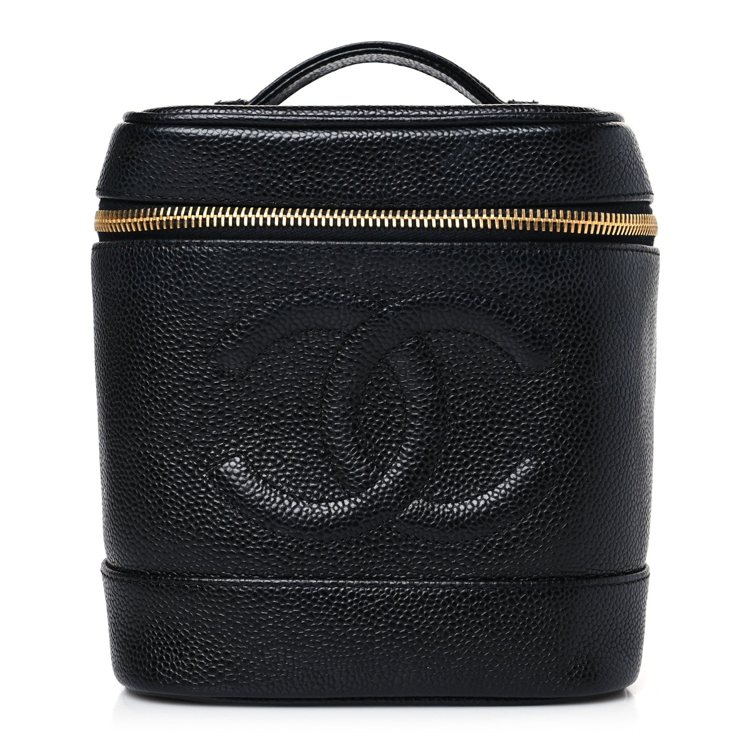 Chanel Caviar Vanity Cosmetic Case Black 1 of 11
