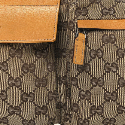 Gucci GG Monogram Web Double Pocket Belt Bag Yellow 8 of 10