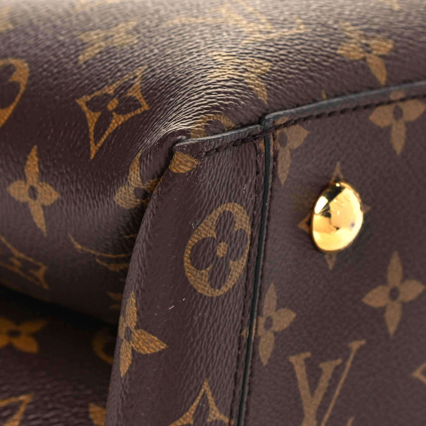 Smooth Calfskin Geometrical Tote Nutmeg