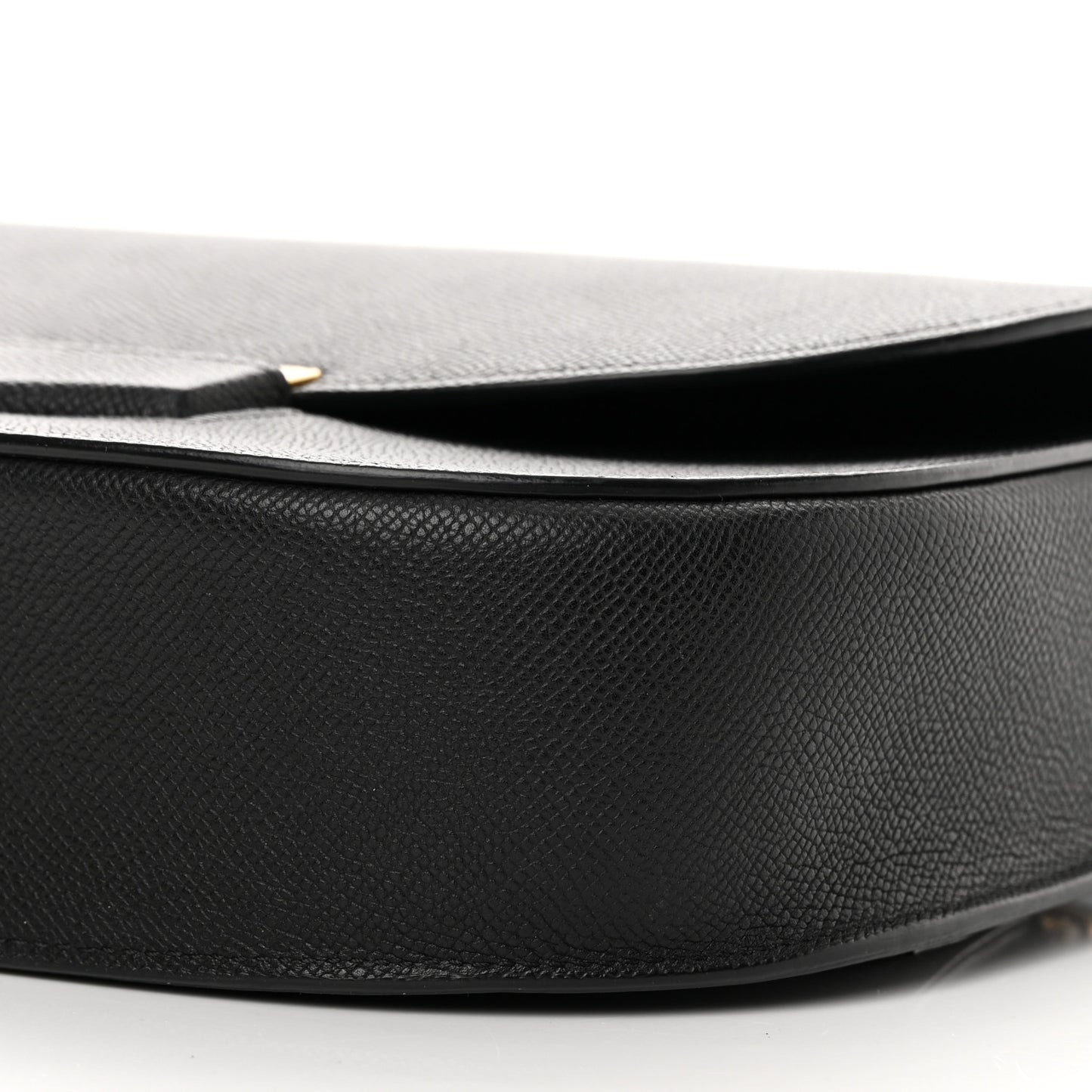 Grained Calfskin Medium Trotteur Black
