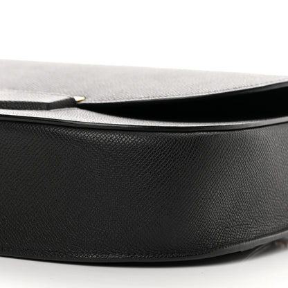 Celine Grained Calfskin Medium Trotteur Black 10 of 15