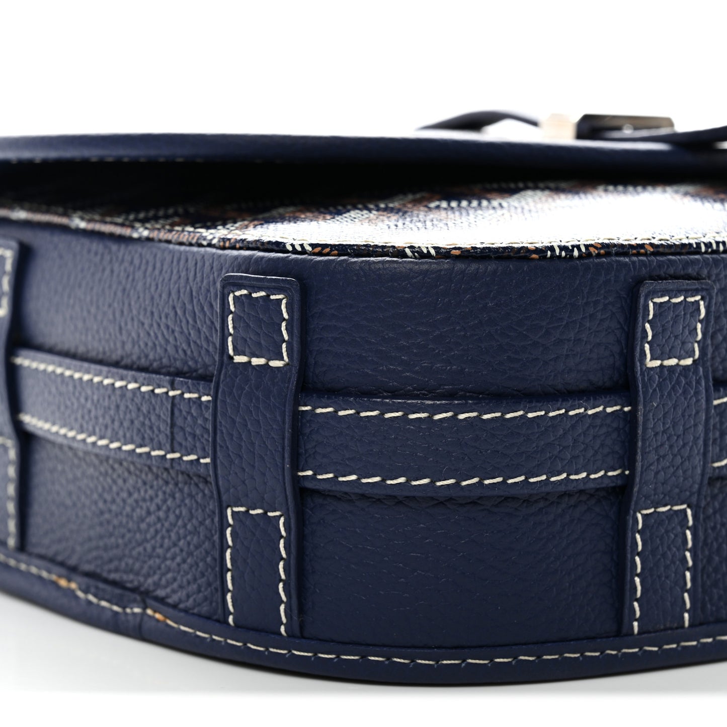 Goyardine Belvedere II PM Messenger Bag Navy