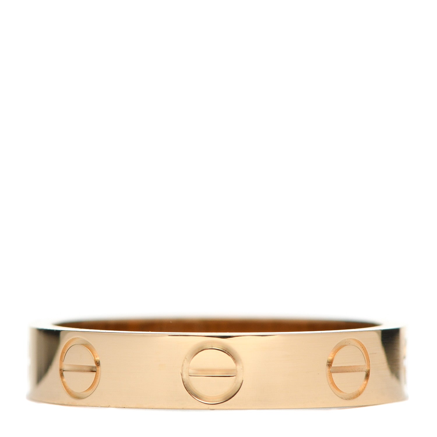 Cartier 18K Yellow Gold 3.5mm LOVE Wedding Band Ring 50 5.25 1 of 10