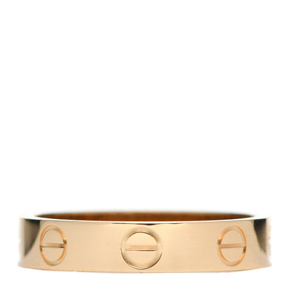 Cartier 18K Yellow Gold 3.5mm LOVE Wedding Band Ring 50 5.25 1 of 10