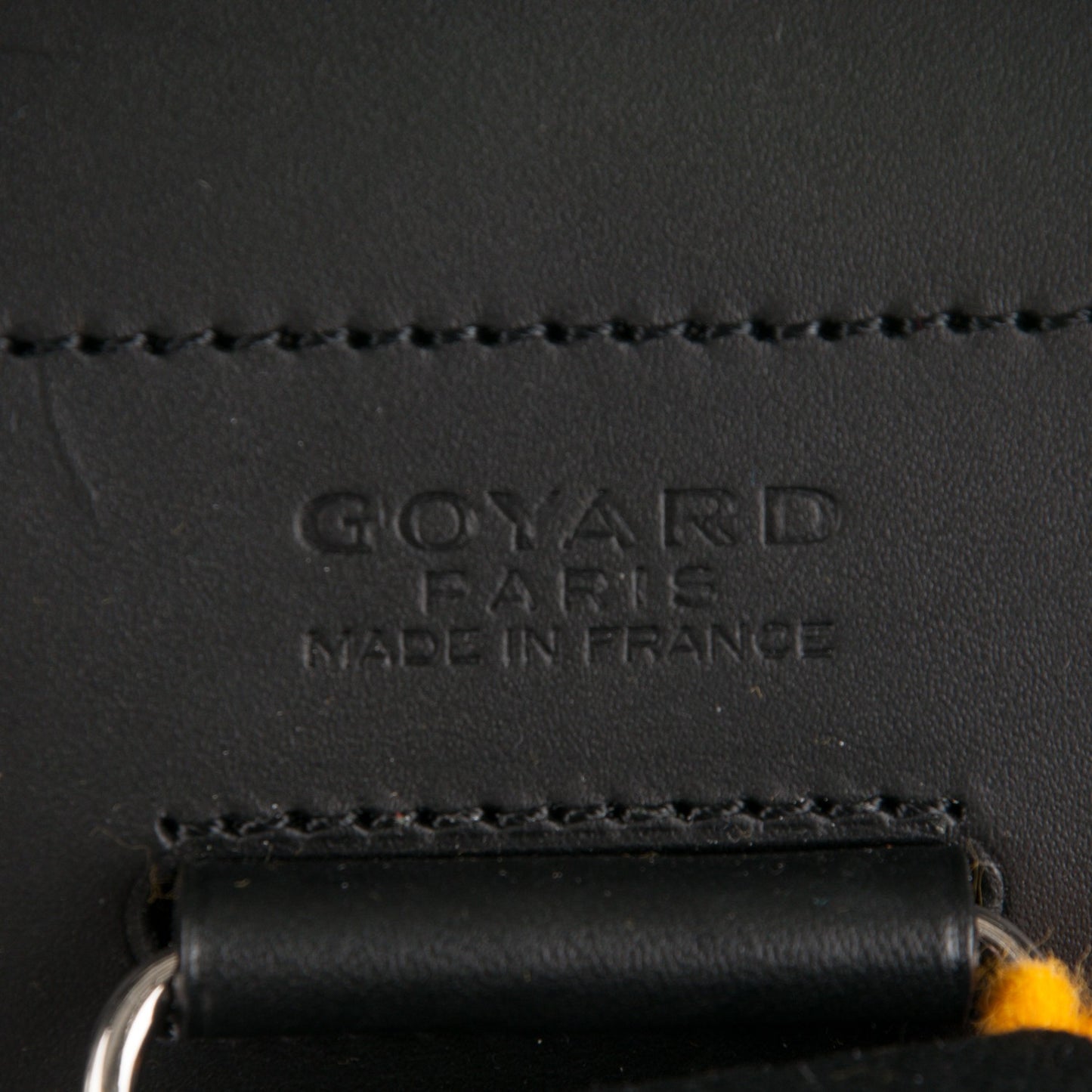 Goyardine Calfskin Alpin Backpack Black