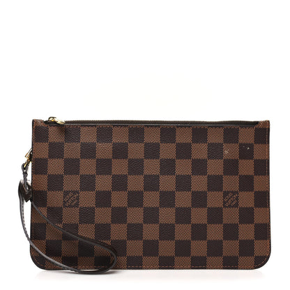 Louis Vuitton Damier Ebene Neverfull MM GM Pochette 1 of 9