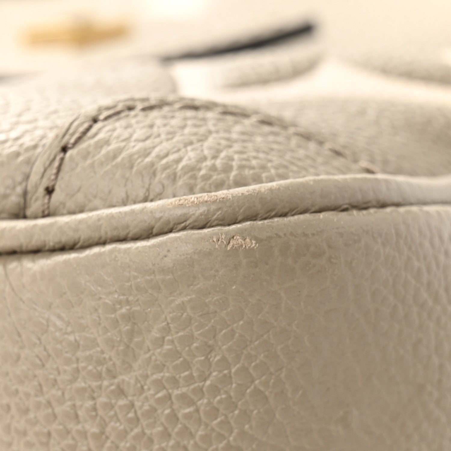 Louis Vuitton Empreinte Monogram Giant Trianon PM Tourterelle Creme 16 of 19
