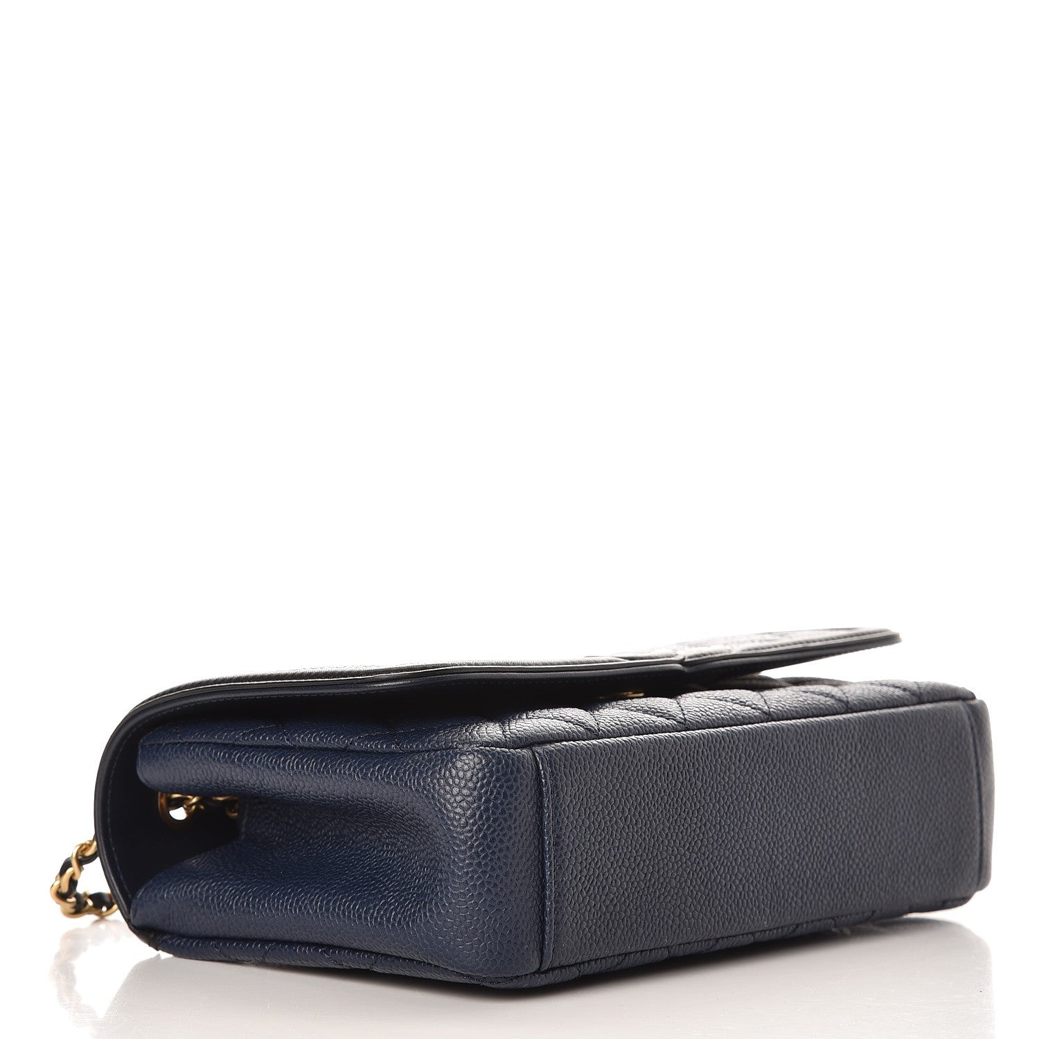 Chanel Caviar Quilted Small CC Filigree Flap Navy Black 4 of 8