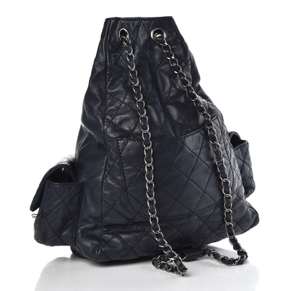 Chanel Calfskin Large Backpack Is Back Navy 3 of 8