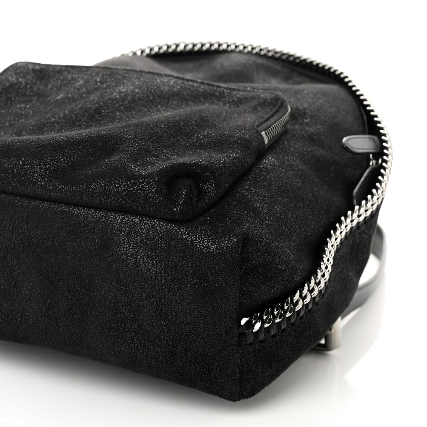 Shaggy Deer Small Falabella Backpack Black