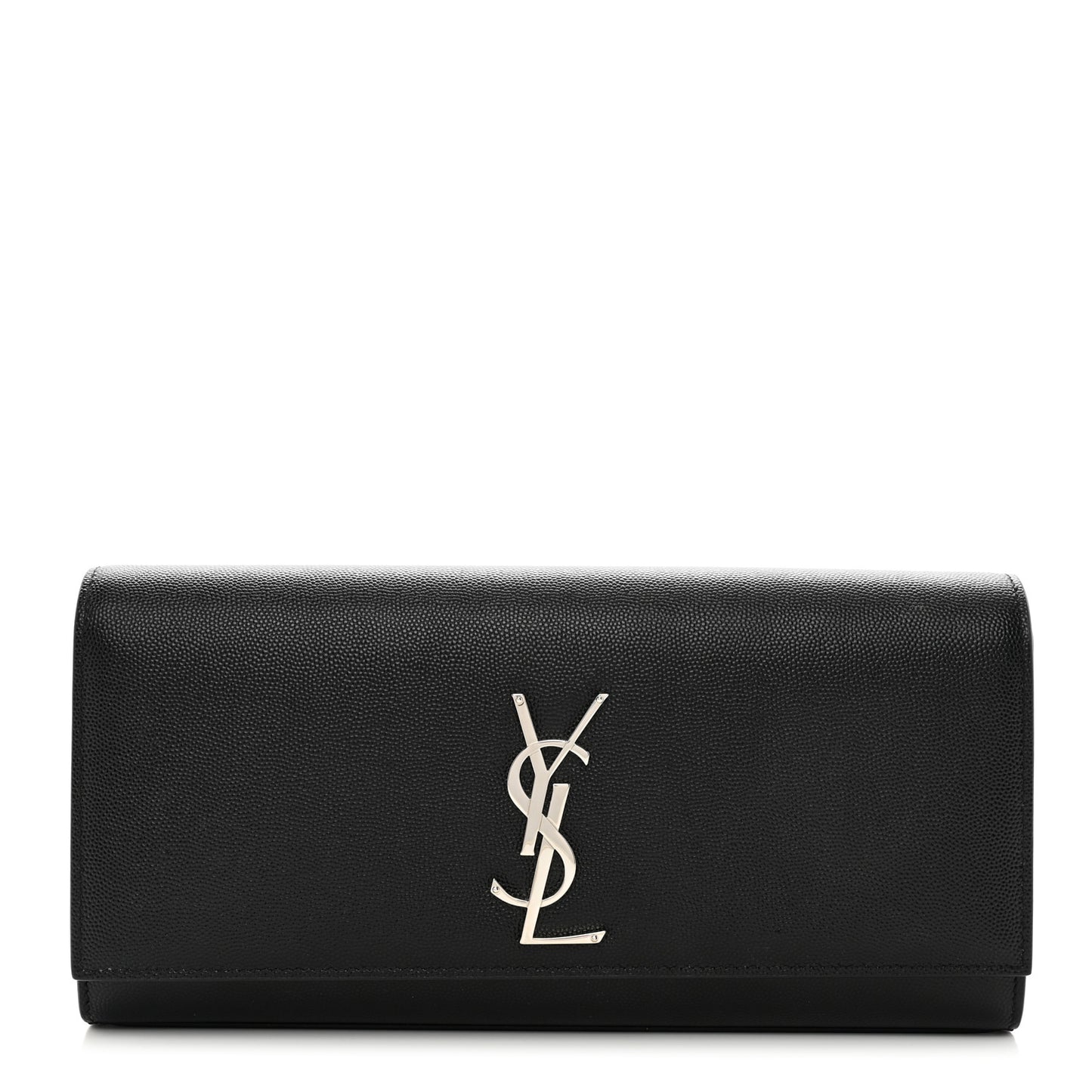 Grain De Poudre Monogram Cassandre Clutch Black