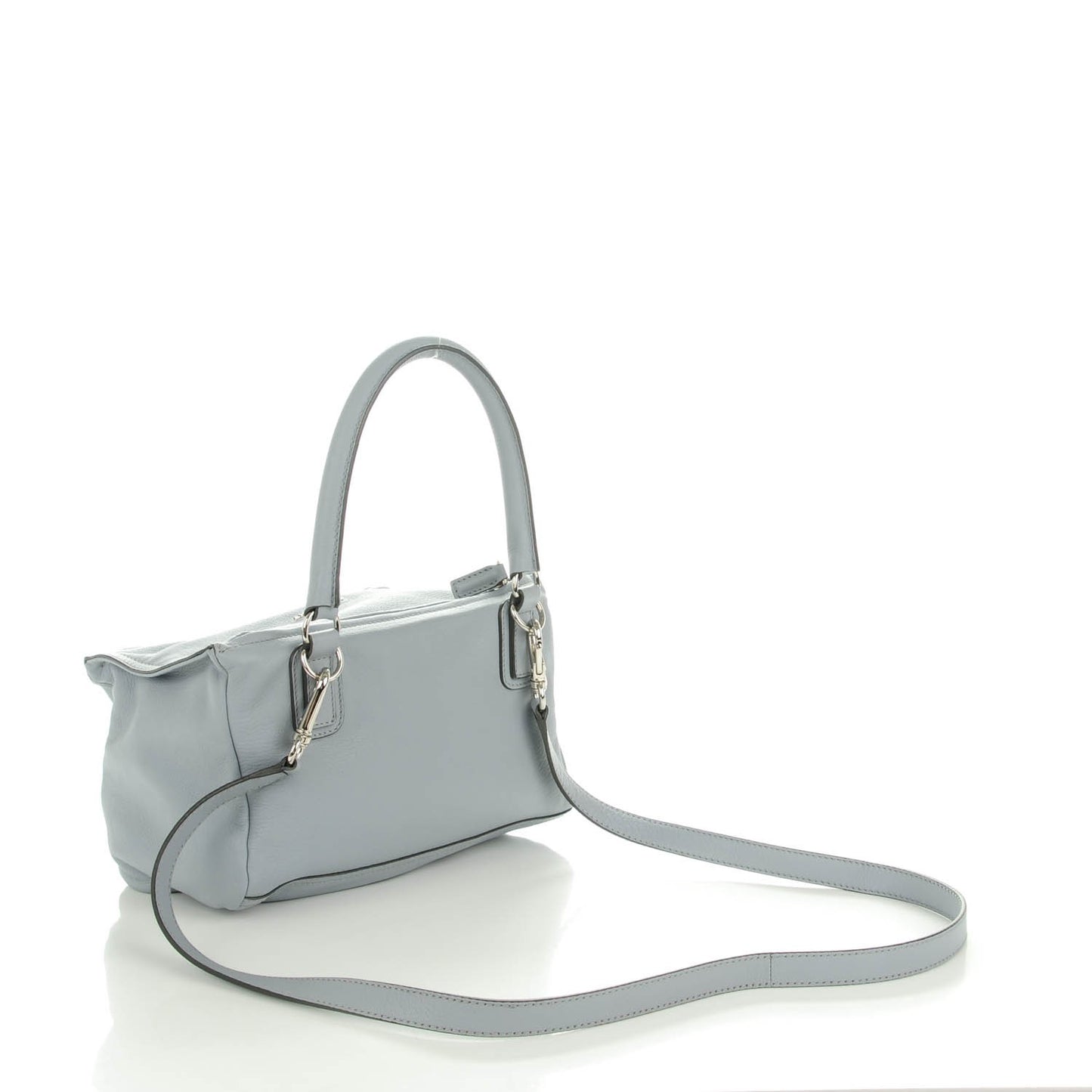 Sugar Goatskin Small Pandora Light Grey