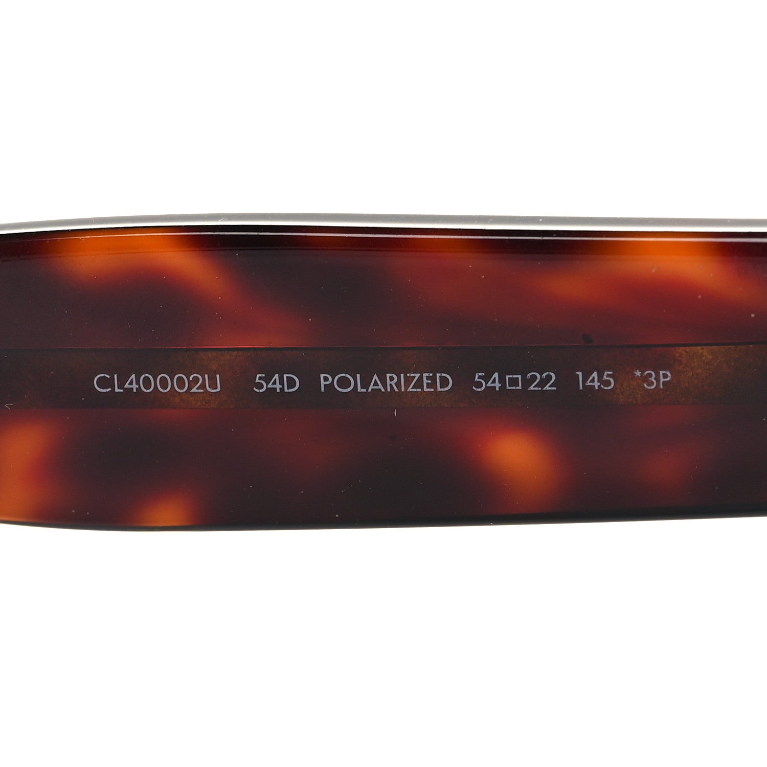 Celine Acetate Polarized Square Sunglasses CL40002U Tortoise 6 of 8