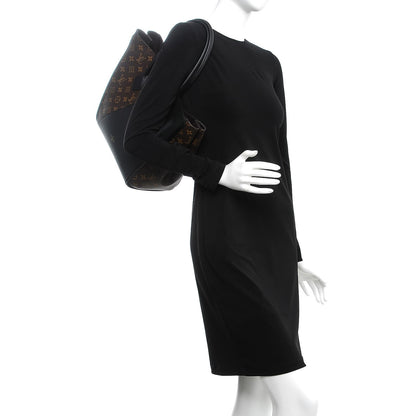 Louis Vuitton Calfskin Monogram Kimono Tote Black 2 of 9