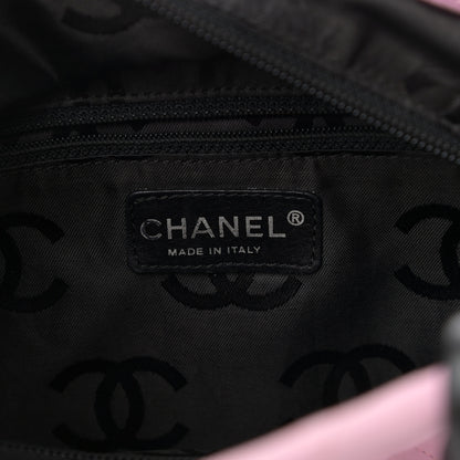 Chanel Calfskin Quilted Medium Cambon Tote Pink Black 6 of 16