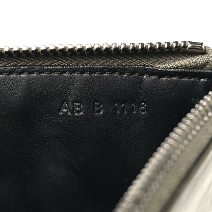 Givenchy Calfskin Egyptian Print Zip Pouch Olive 7 of 10