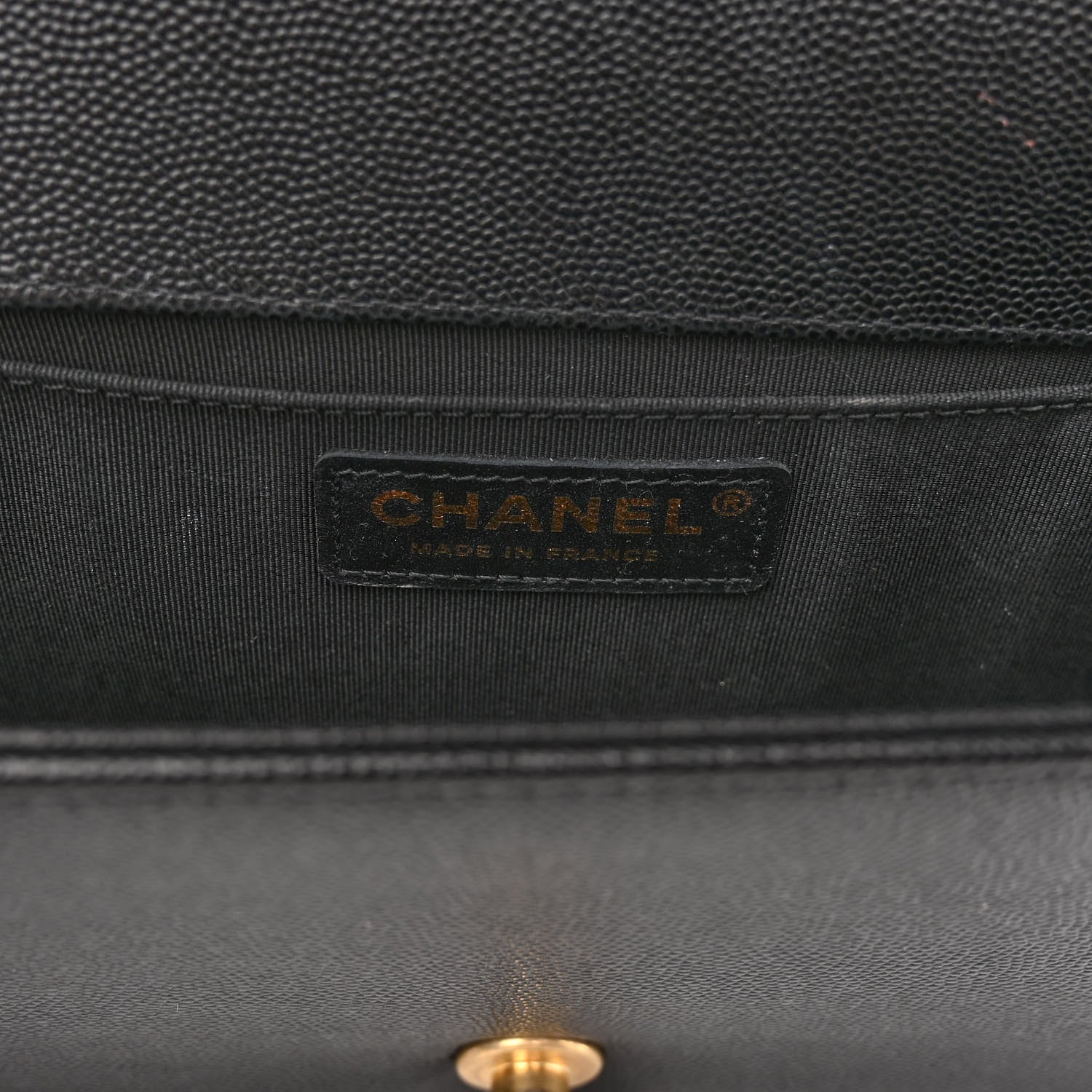 Chanel Caviar Quilted Medium Boy Flap Black 6 of 11