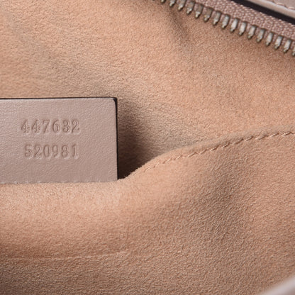 Gucci Calfskin Matelasse Small GG Marmont Chain Shoulder Bag Taupe 7 of 14