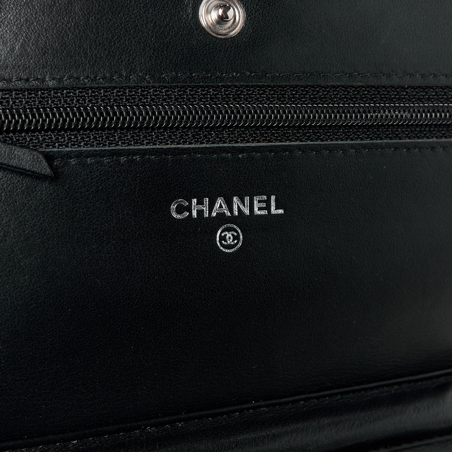 Chanel Caviar Timeless CC Wallet on Chain WOC Black 6 of 11