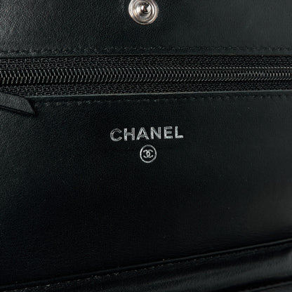 Chanel Caviar Timeless CC Wallet on Chain WOC Black 6 of 11