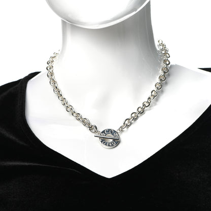 Tiffany Sterling Silver 1837 Toggle Necklace 2 of 4