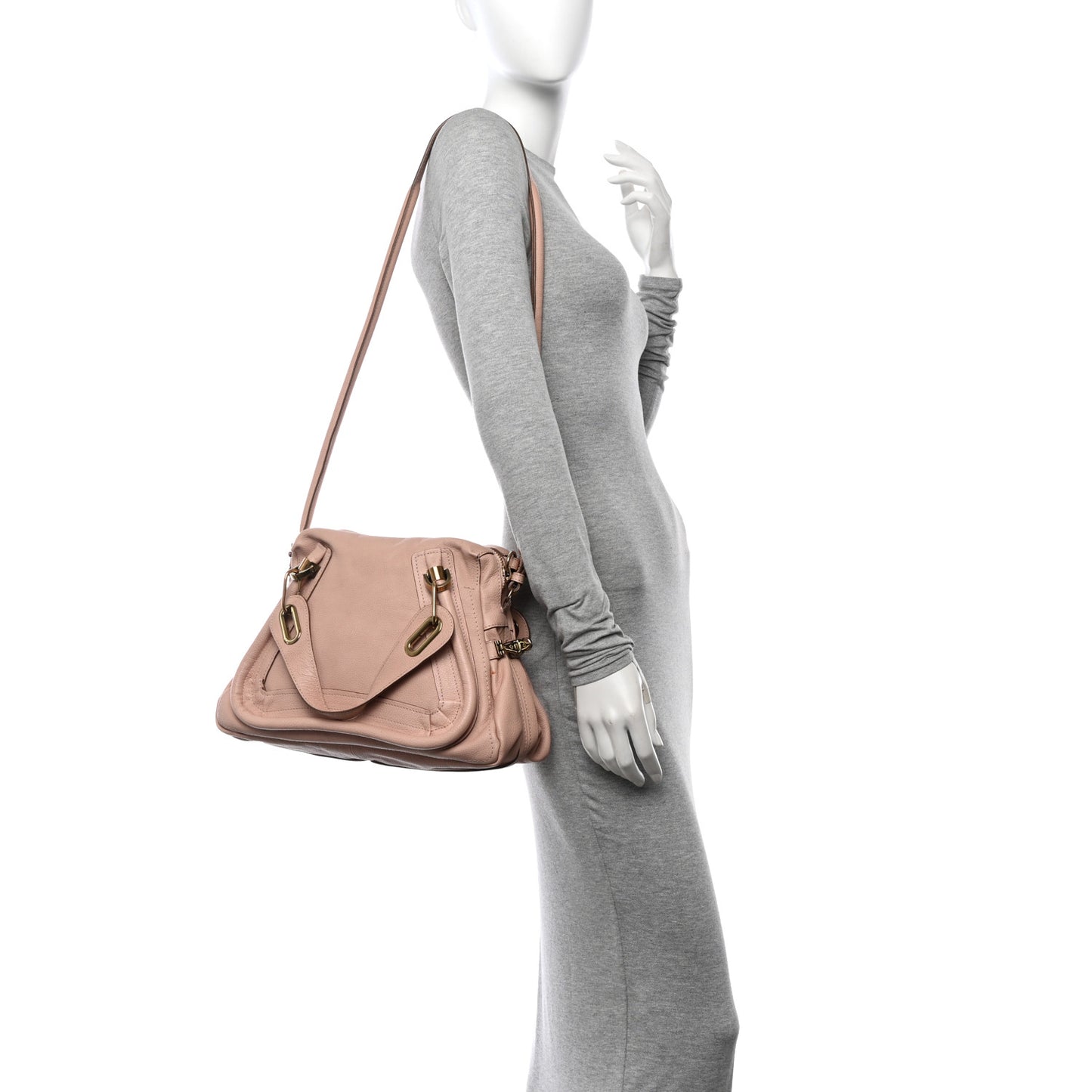 Calfskin Medium Paraty Anemone Pink