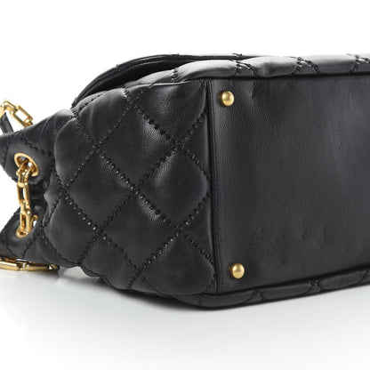 Chanel Calfskin Quilted Retro Chain Flap Black 10 of 13
